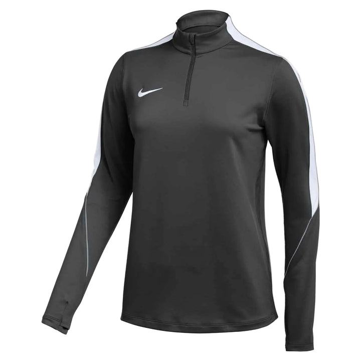 Nike Women's DF Strike 1/4 Zip Drill Top Training Wear Black/White Womens XSmall - Third Coast Soccer