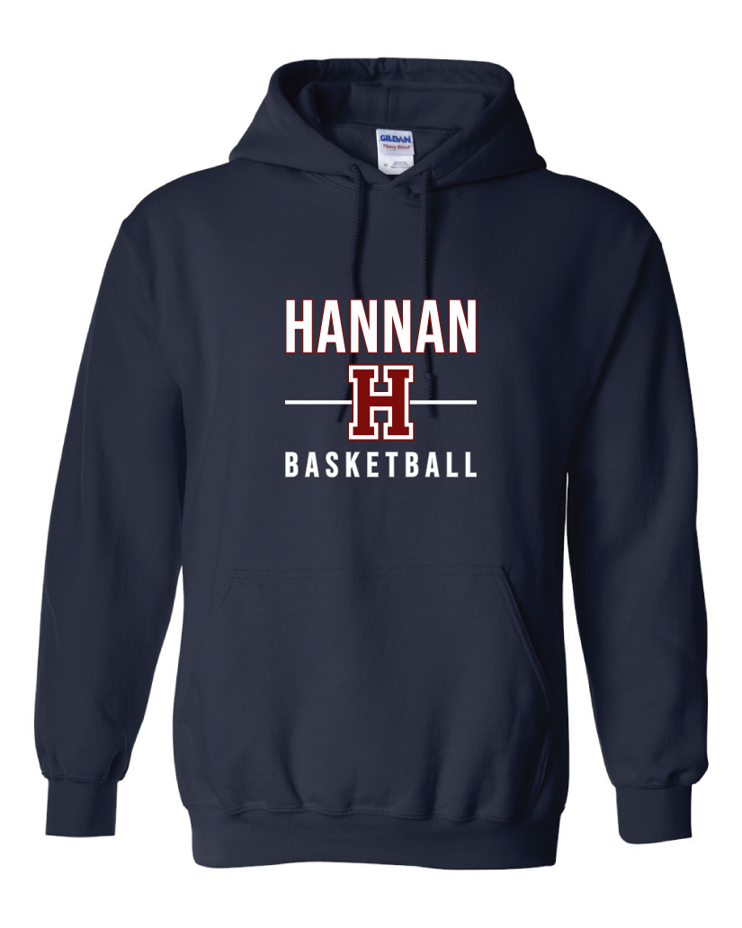 Hannan Basketball Hooded Sweatshirt (For Student Athletes) Hannan Basketball 24   - Third Coast Soccer