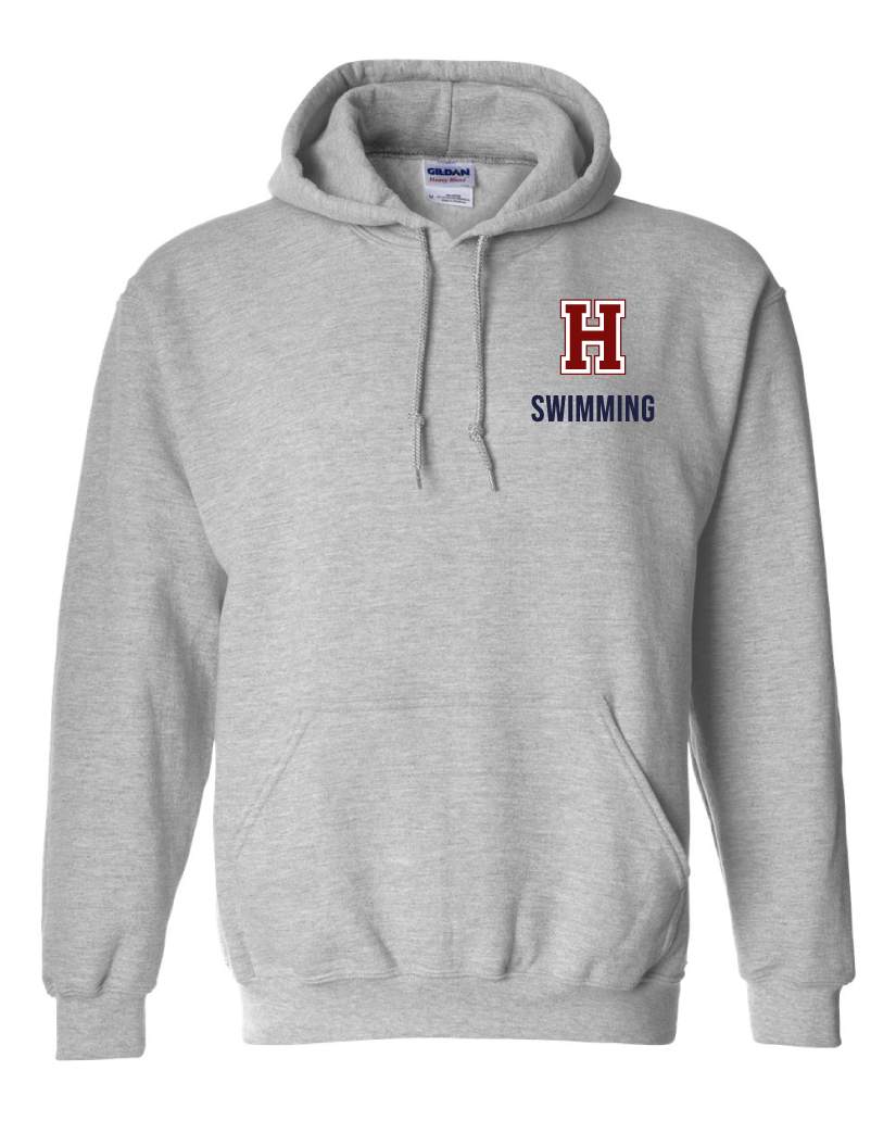 Hannan Swimming Hooded Sweatshirt (For Student Athletes) Hannan Swimming 24   - Third Coast Soccer