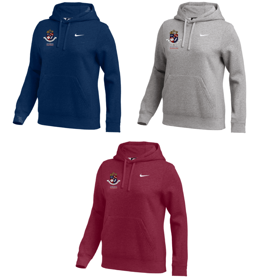 Nike Archbishop Hannan Women's Club Fleece Pullover Hoody Hannan Girls 24   - Third Coast Soccer