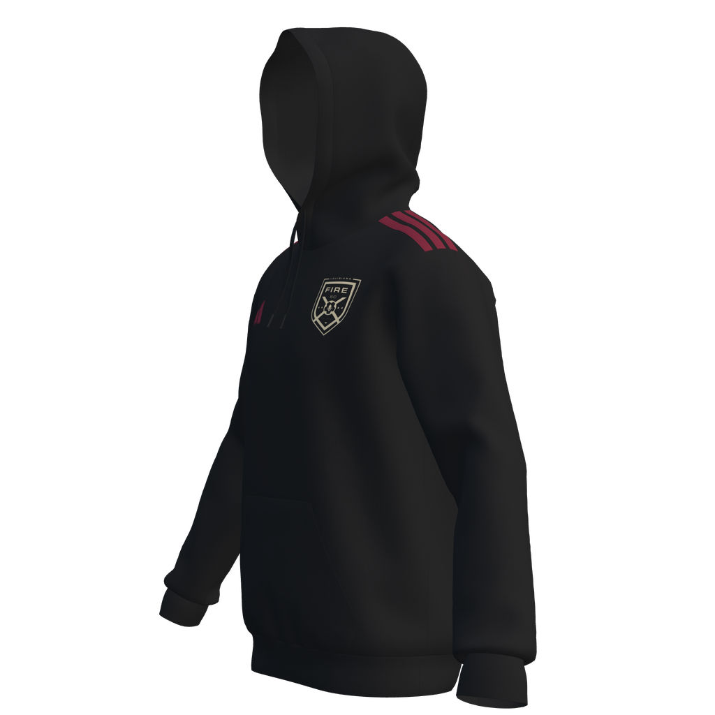 adidas Youth Custom Fire Entrada 26 Hoodie - Black