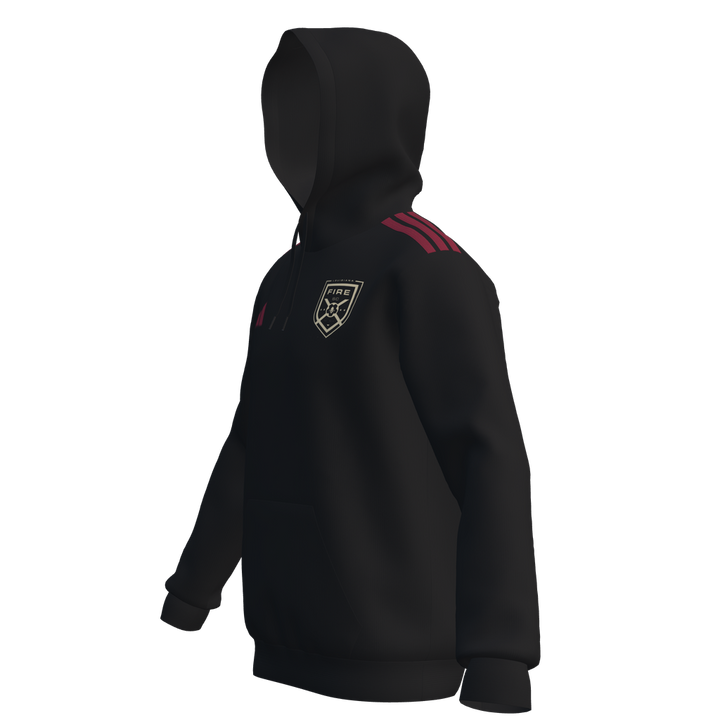 adidas Youth Custom Fire Entrada 26 Hoodie - Black