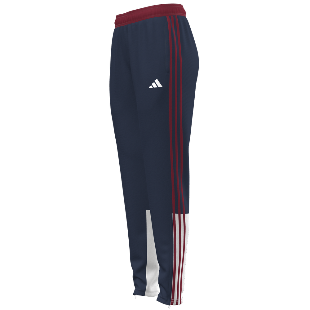 adidas Custom ECNL Women's Entrada 22 Training Pant - Navy/Red ECNL 25 - Third Coast Soccer