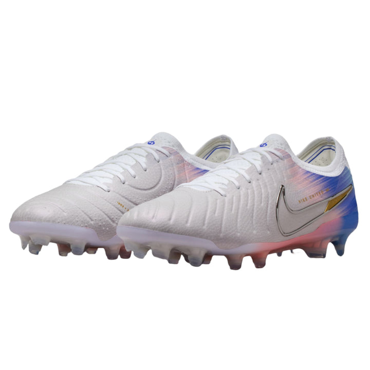Nike United Tiempo Legend 10 Elite FG - Grey/Blue Men's Footwear - Third Coast Soccer