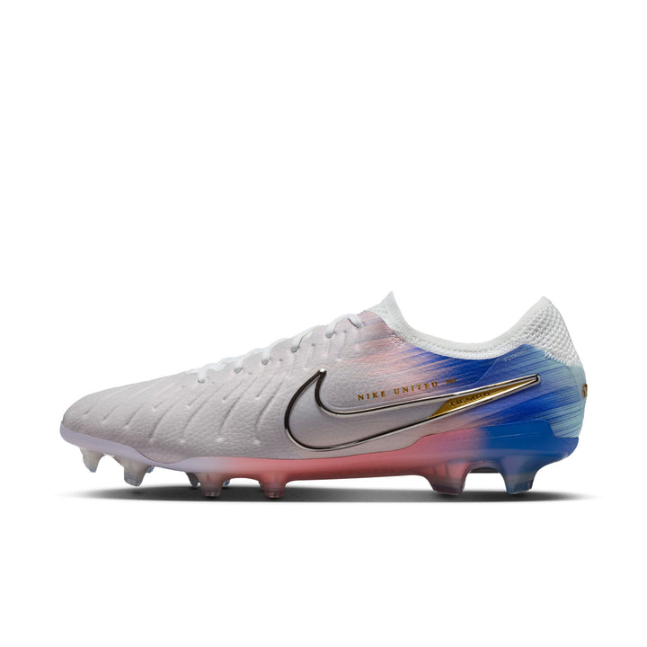 Nike United Tiempo Legend 10 Elite FG - Grey/Blue Men's Footwear - Third Coast Soccer