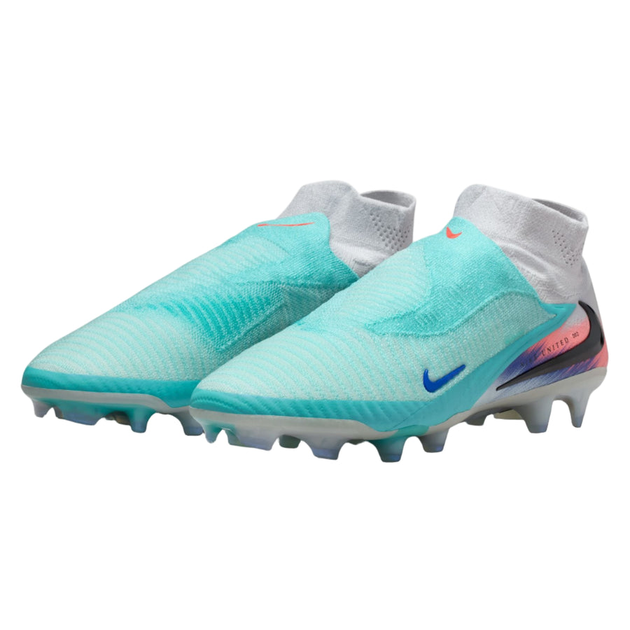 Nike Phantom 6 High Elite FG - Pistachio/Orange Men's Footwear - Third Coast Soccer