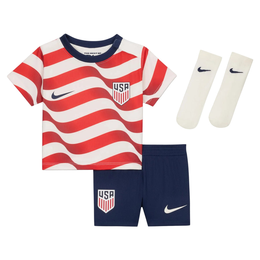 Nike Infant USA Home Kit 2026 International Replica Sail/Midnight Navy 3-6 months - Third Coast Soccer