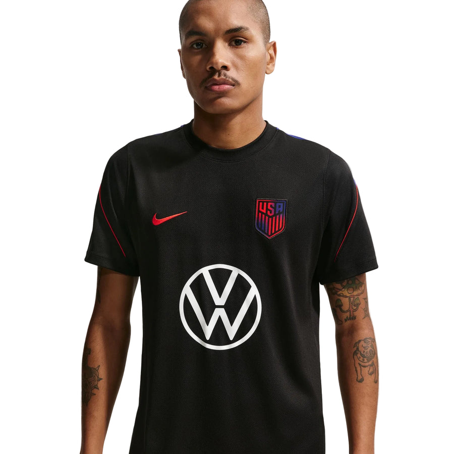 Nike USMNT Training Jersey 2026 International Replica Black/Deep Royal/Challenge Red Mens Small - Third Coast Soccer