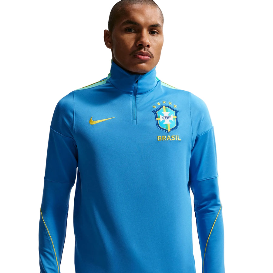 Nike CBF Brazil Strike Drill Top International Replica - Third Coast Soccer