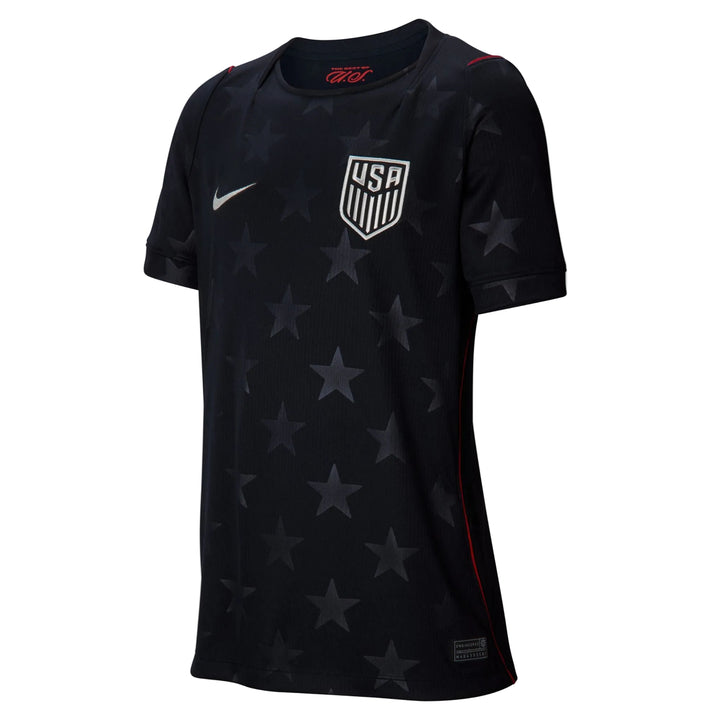 Nike Youth USMNT Away Jersey 2026 International Replica Dark Obsidian/Pure Platinum Youth XSmall - Third Coast Soccer
