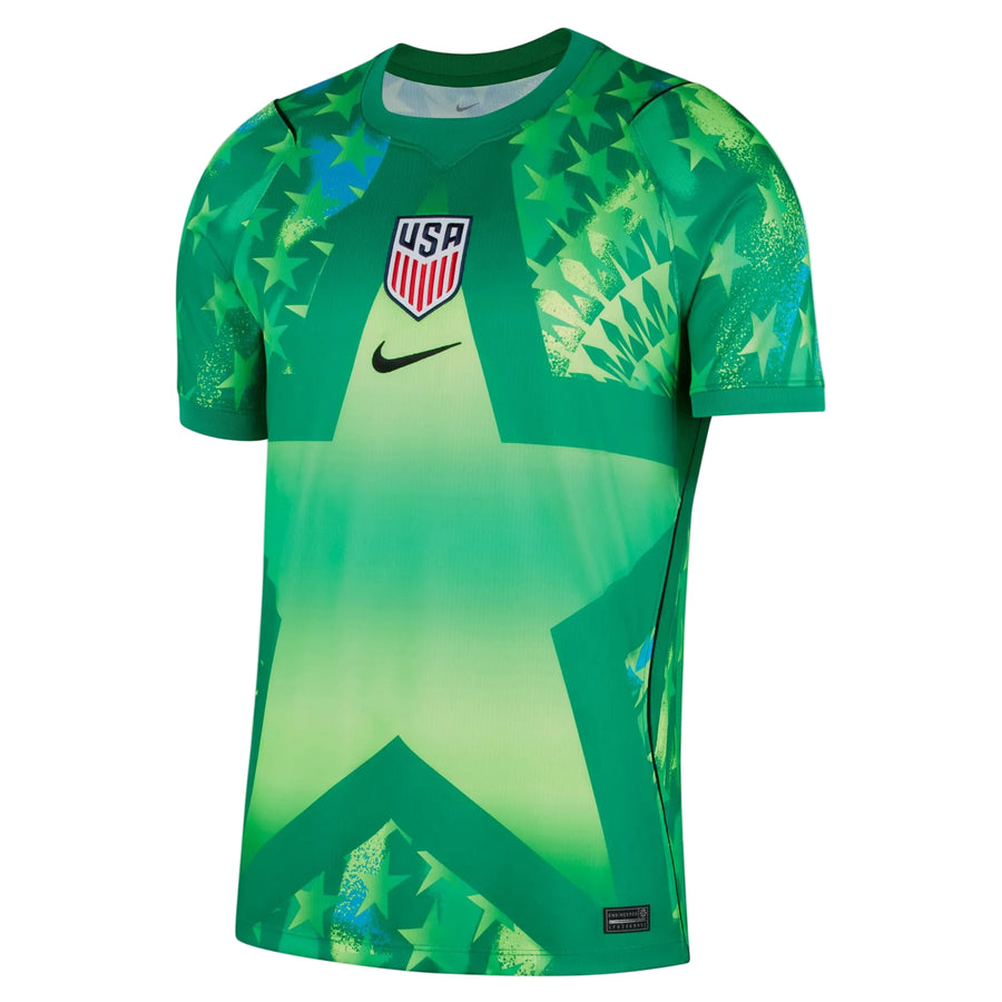 Nike USMNT Short-Sleeve Goalkeeper Jersey 2026 International Replica Stadium Green/Black Mens Small - Third Coast Soccer