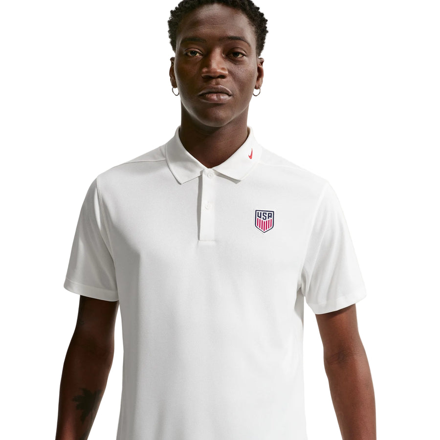 Nike USMNT Victory Polo - White Polos - Third Coast Soccer