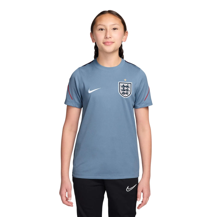 Nike Youth England Strike SS Top International Replica Work Blue/Obsidian Youth Small - Third Coast Soccer