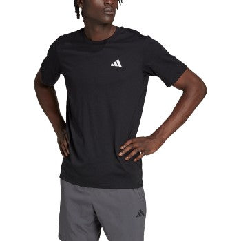 adidas Train Essentials Feelready Tee - Black/White Training Wear   - Third Coast Soccer