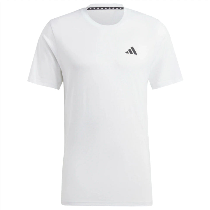 adidas Train Essentials Feelready Tee - White/Black Training Wear   - Third Coast Soccer