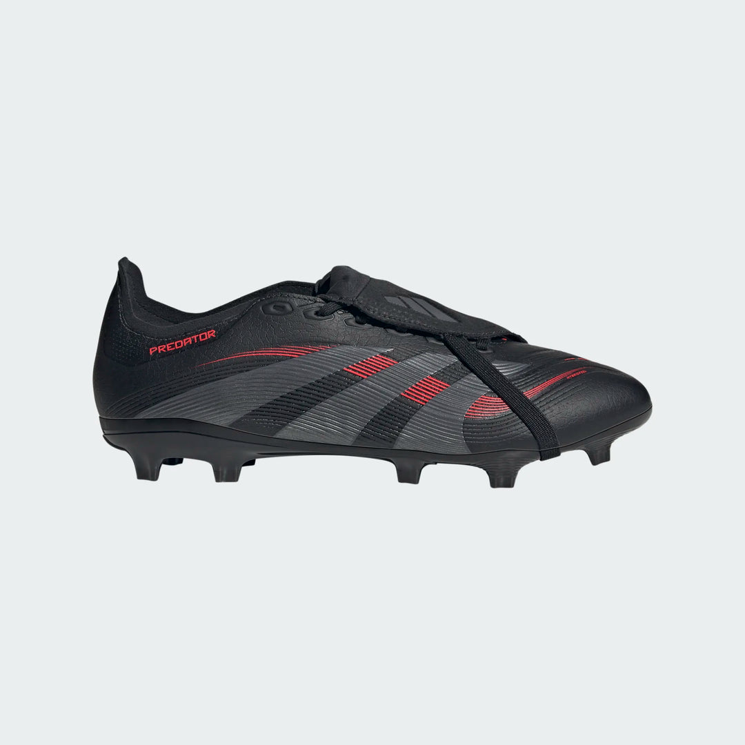 adidas Predator League FT FG - Black/Grey/Lucid Red Men's Footwear - Third Coast Soccer