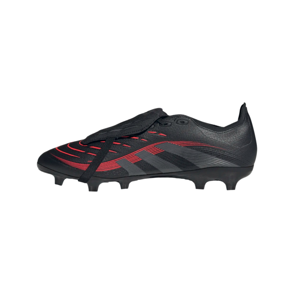 adidas Predator League FT FG - Black/Grey/Lucid Red Men's Footwear - Third Coast Soccer