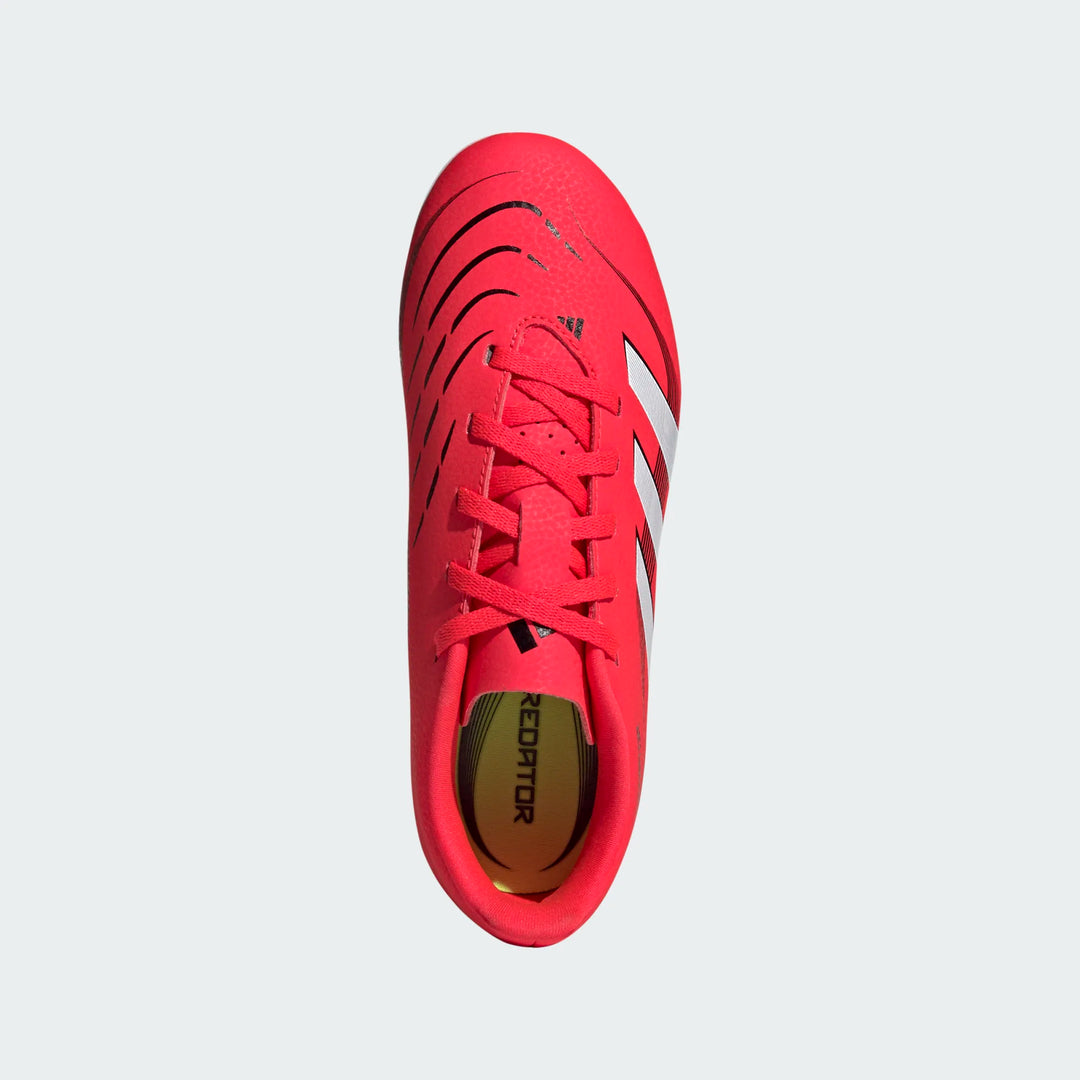 adidas Youth Predator Club FG - Lucid Red/White/Black Youth Footwear - Third Coast Soccer