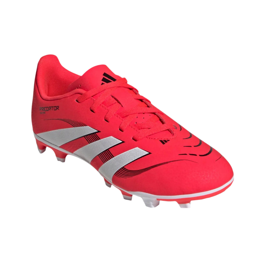 adidas Youth Predator Club FG - Lucid Red/White/Black Youth Footwear - Third Coast Soccer