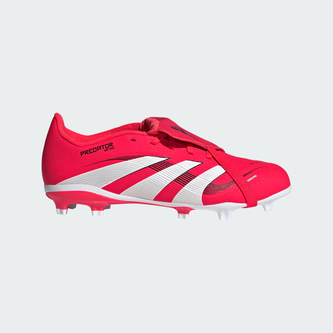 adidas Youth Predator League FT FG - Lucid Red/White/Black Youth Footwear - Third Coast Soccer