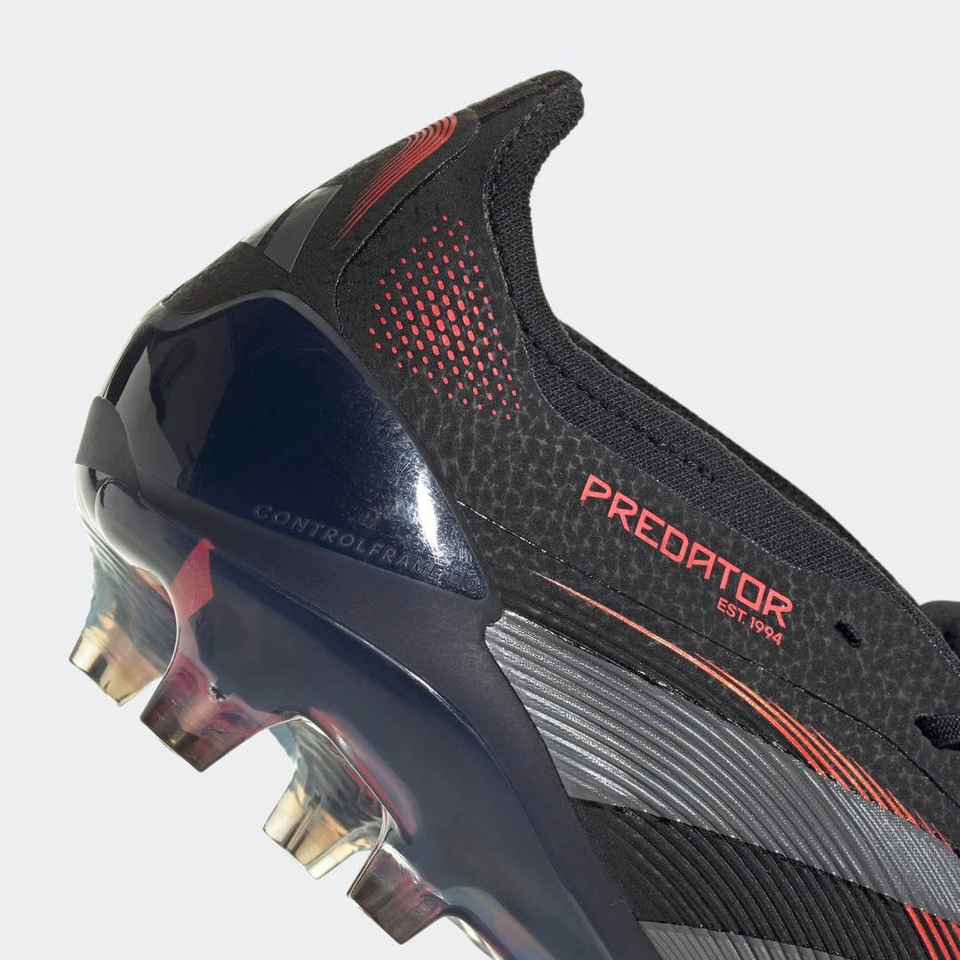 adidas Predator Elite FT FG - Black/Grey/Red Men's Footwear - Third Coast Soccer