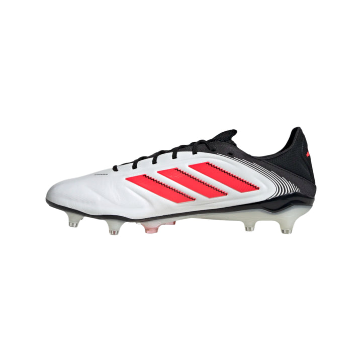 adidas Copa Pure III Elite FG - White/Lucid Red/Black Men's Footwear - Third Coast Soccer