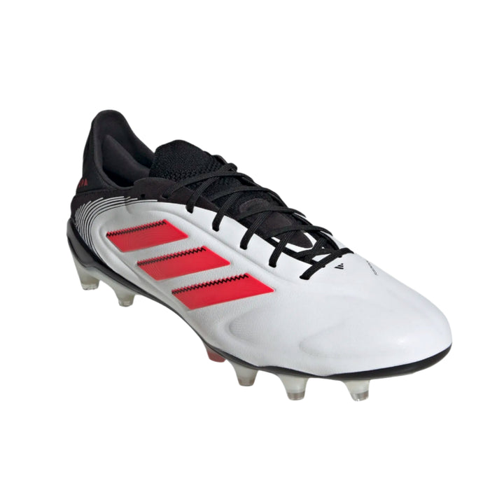 adidas Copa Pure III Elite FG - White/Lucid Red/Black Men's Footwear - Third Coast Soccer