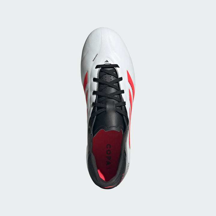 adidas Copa Pure III League FG - White/Red/Black Men's Footwear - Third Coast Soccer