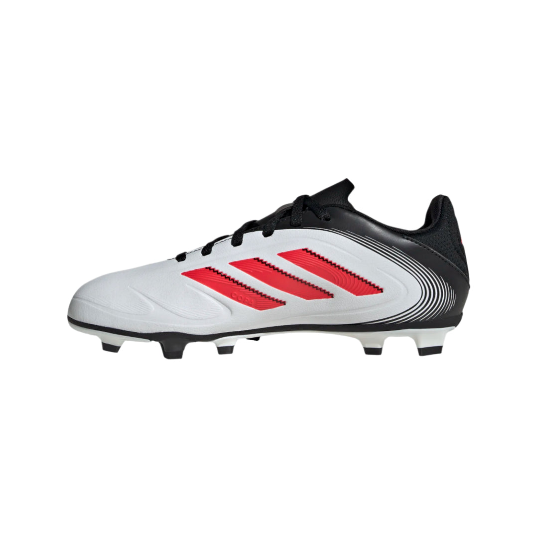 adidas Youth Copa Pure III Club FG - White/Red/Black Youth Footwear - Third Coast Soccer