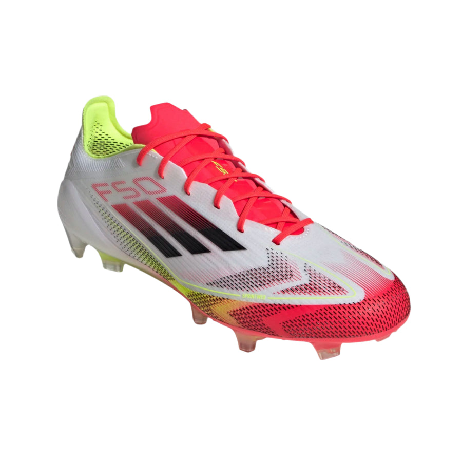 adidas F50 Elite FG - White/Black/Yellow Men's Footwear - Third Coast Soccer