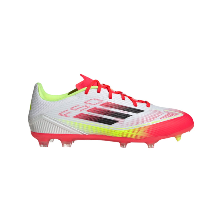 adidas F50 League FG/MG - White/Black/Solar Yellow Mens Footwear - Third Coast Soccer