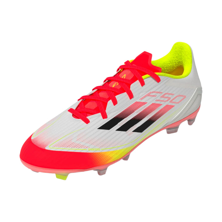 adidas F50 League FG/MG - White/Black/Solar Yellow Mens Footwear - Third Coast Soccer