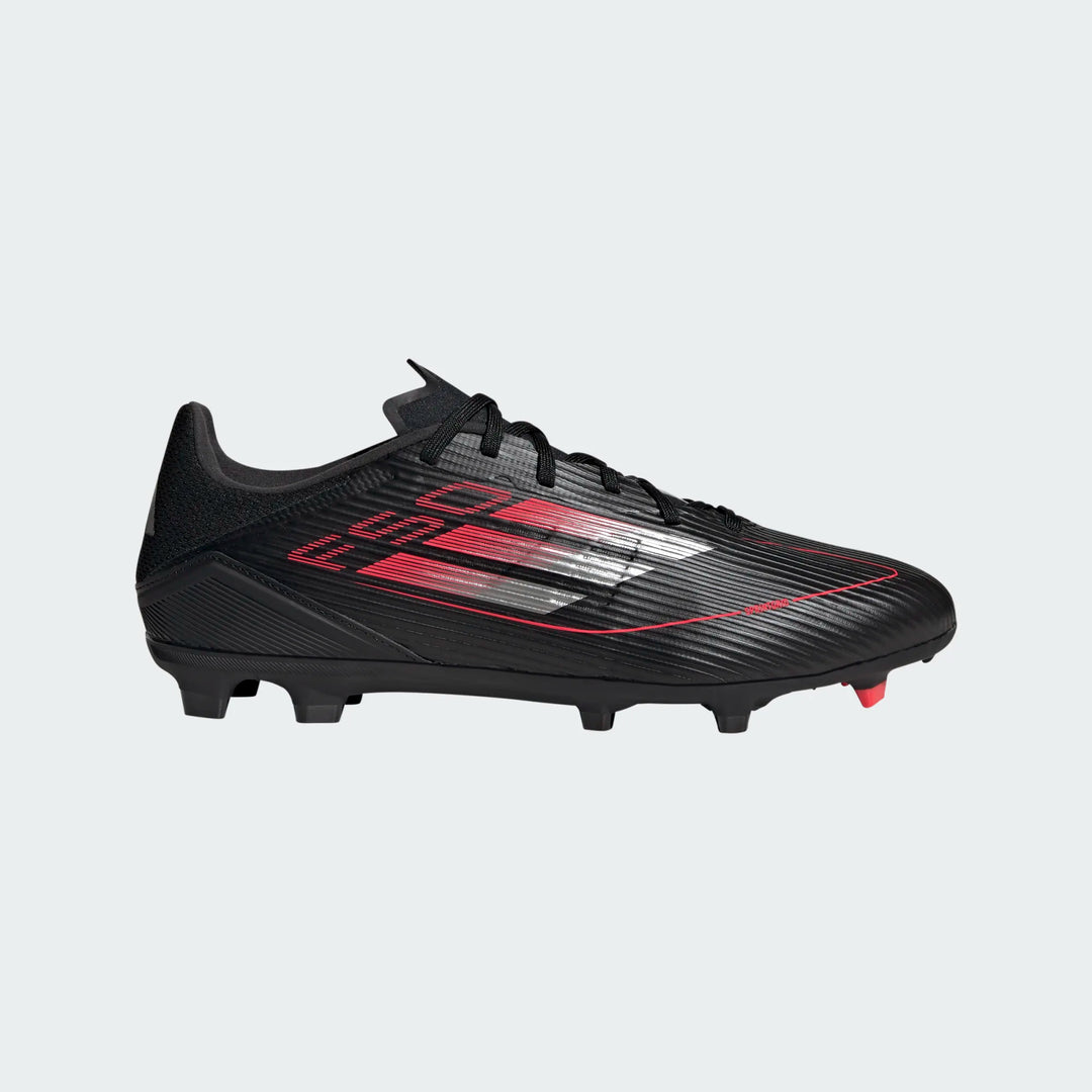 adidas F50 League FG/MG - Black/Iron Metallic/Lucid Red Mens Footwear - Third Coast Soccer