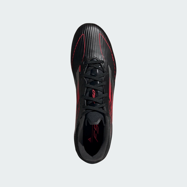 adidas F50 League FG/MG - Black/Iron Metallic/Lucid Red Mens Footwear - Third Coast Soccer