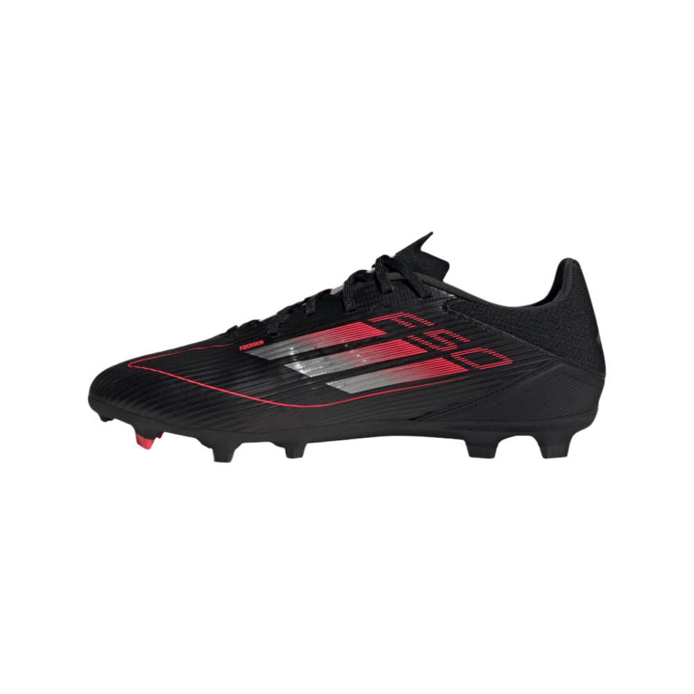 adidas F50 League FG/MG - Black/Iron Metallic/Lucid Red Mens Footwear - Third Coast Soccer