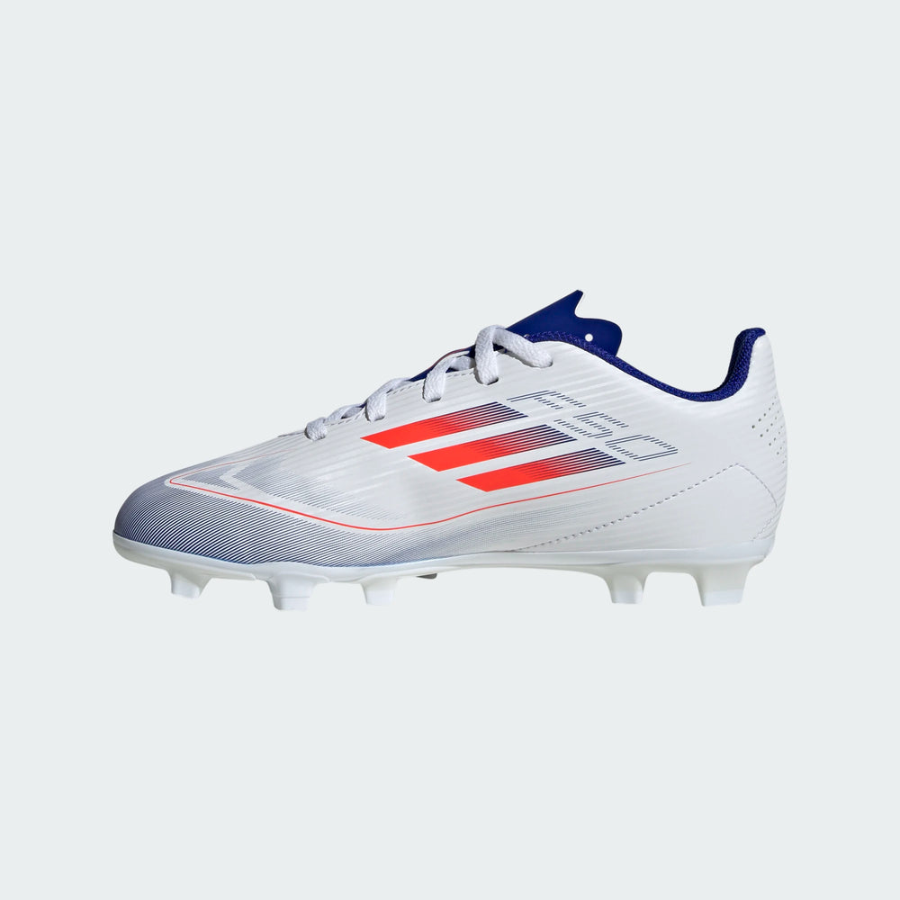 adidas Junior F50 Club FG - White/Red/Blue Youth Footwear   - Third Coast Soccer