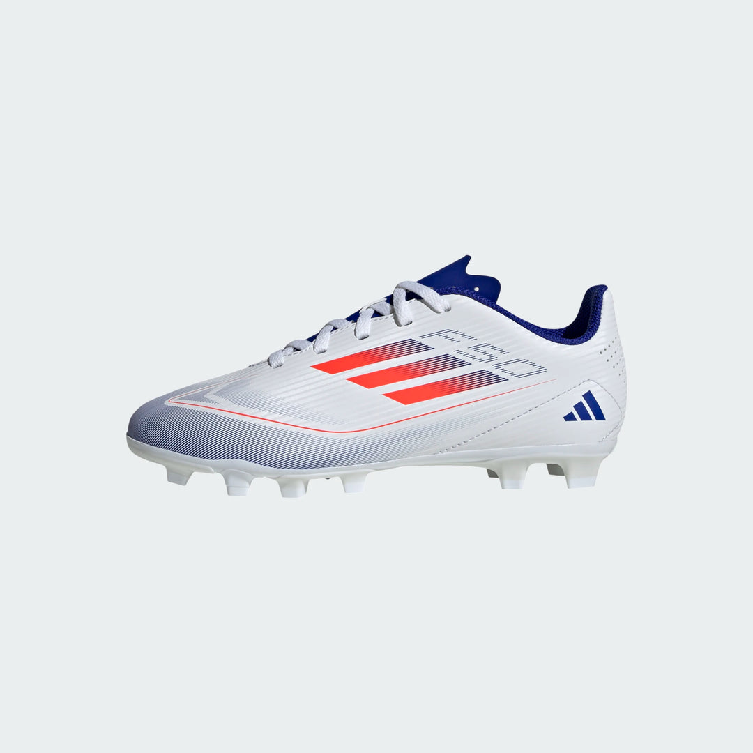 adidas Junior F50 Club FG - White/Red/Blue Youth Footwear   - Third Coast Soccer