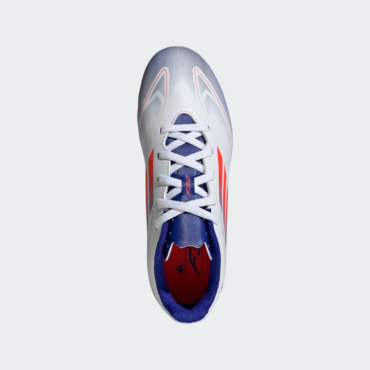 adidas Junior F50 Club FG - White/Red/Blue Youth Footwear   - Third Coast Soccer