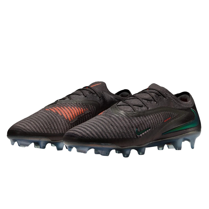 Nike Phantom 6 Low Elite FG LV8 - Ash/Gold Men's Footwear Medium Ash/Gold Amber/Black Mens 6.5 - Third Coast Soccer