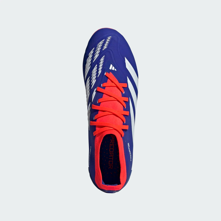 adidas Predator Pro FG - Lucid Blue/White/Solar Red Mens Footwear   - Third Coast Soccer