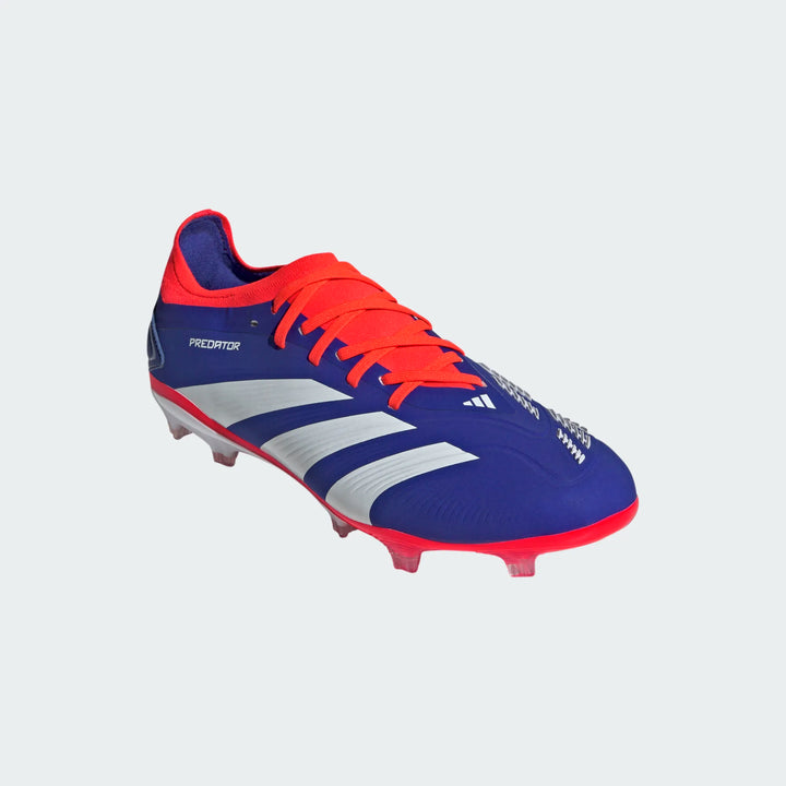 adidas Predator Pro FG - Lucid Blue/White/Solar Red Mens Footwear   - Third Coast Soccer