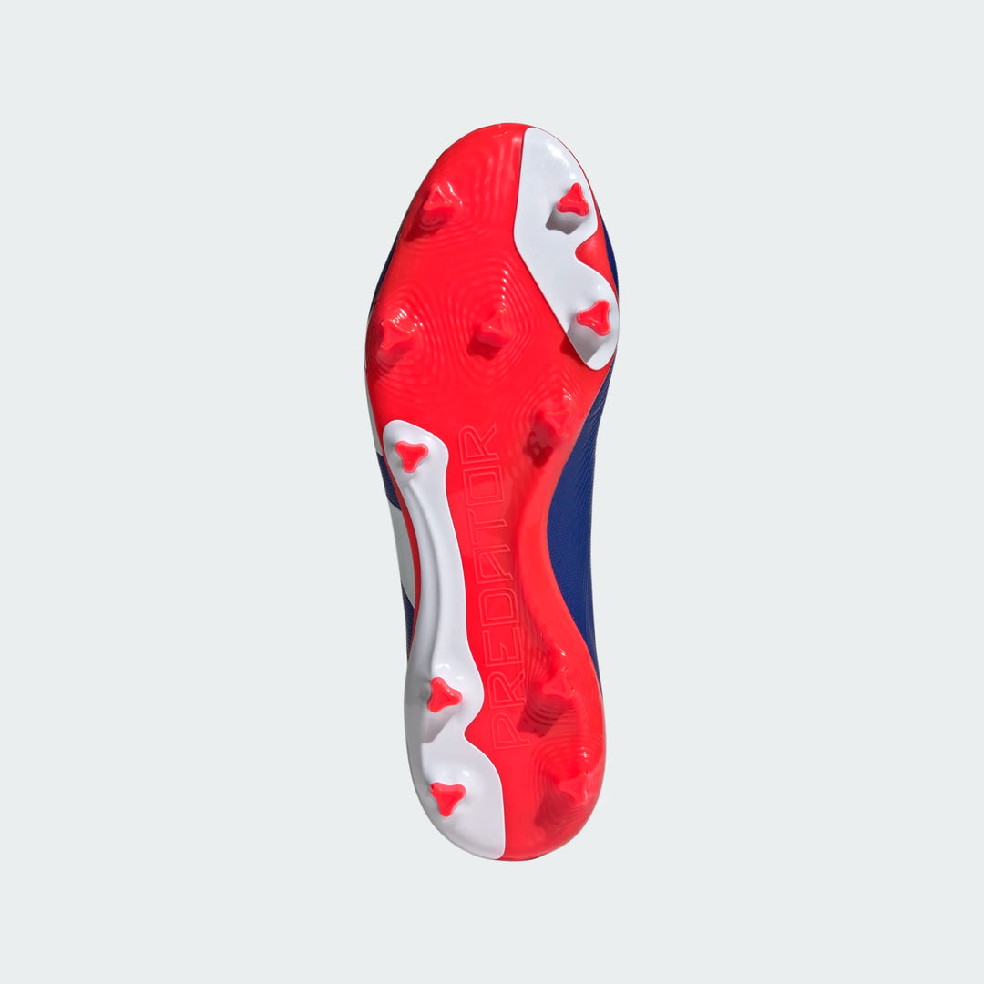 adidas Predator League FG - Lucid Blue/White/Solar Red Men's Footwear Closeout - Third Coast Soccer