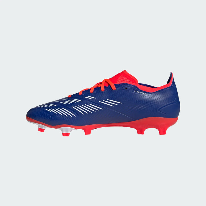 adidas Predator League FG - Lucid Blue/White/Solar Red Men's Footwear Closeout - Third Coast Soccer