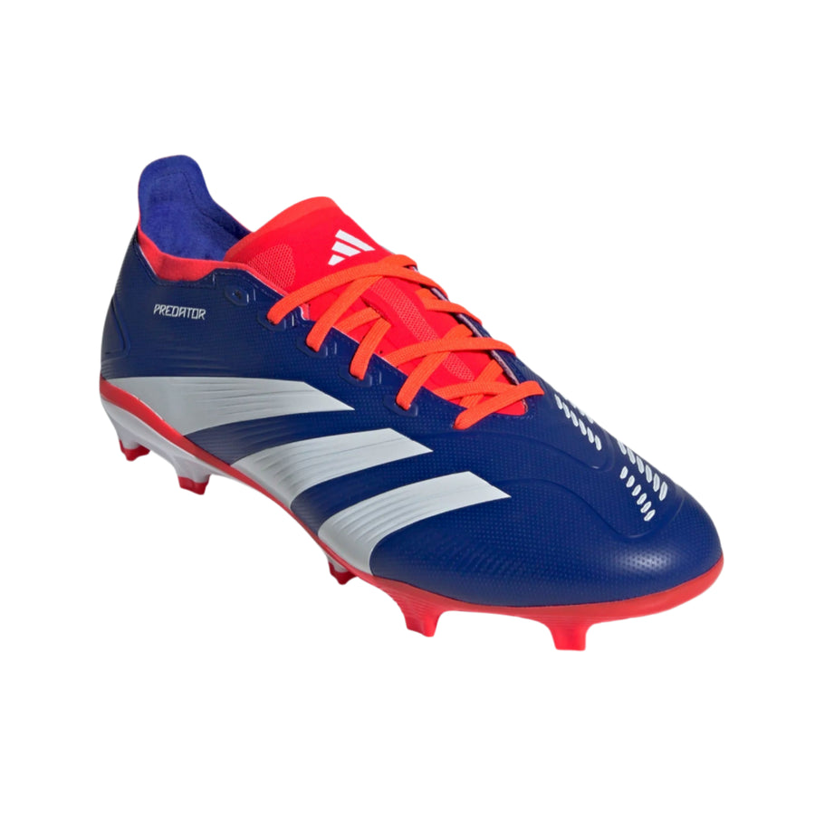 adidas Predator League FG - Lucid Blue/White/Solar Red Mens Footwear   - Third Coast Soccer