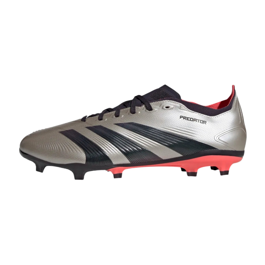 adidas Predator League FG - Platinum/Black/Turbo Mens Footwear   - Third Coast Soccer