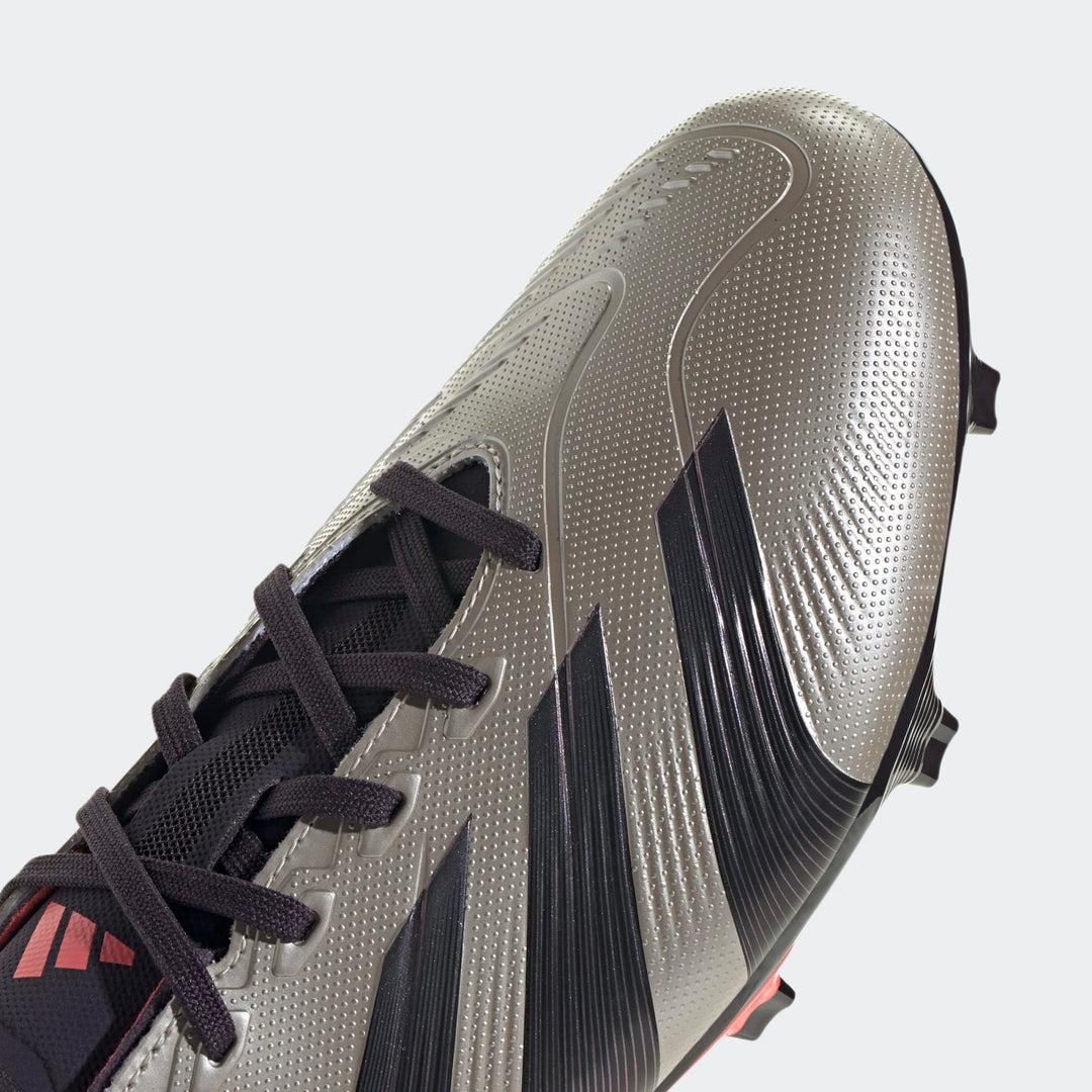 adidas Predator League FG - Platinum/Black/Turbo Mens Footwear   - Third Coast Soccer