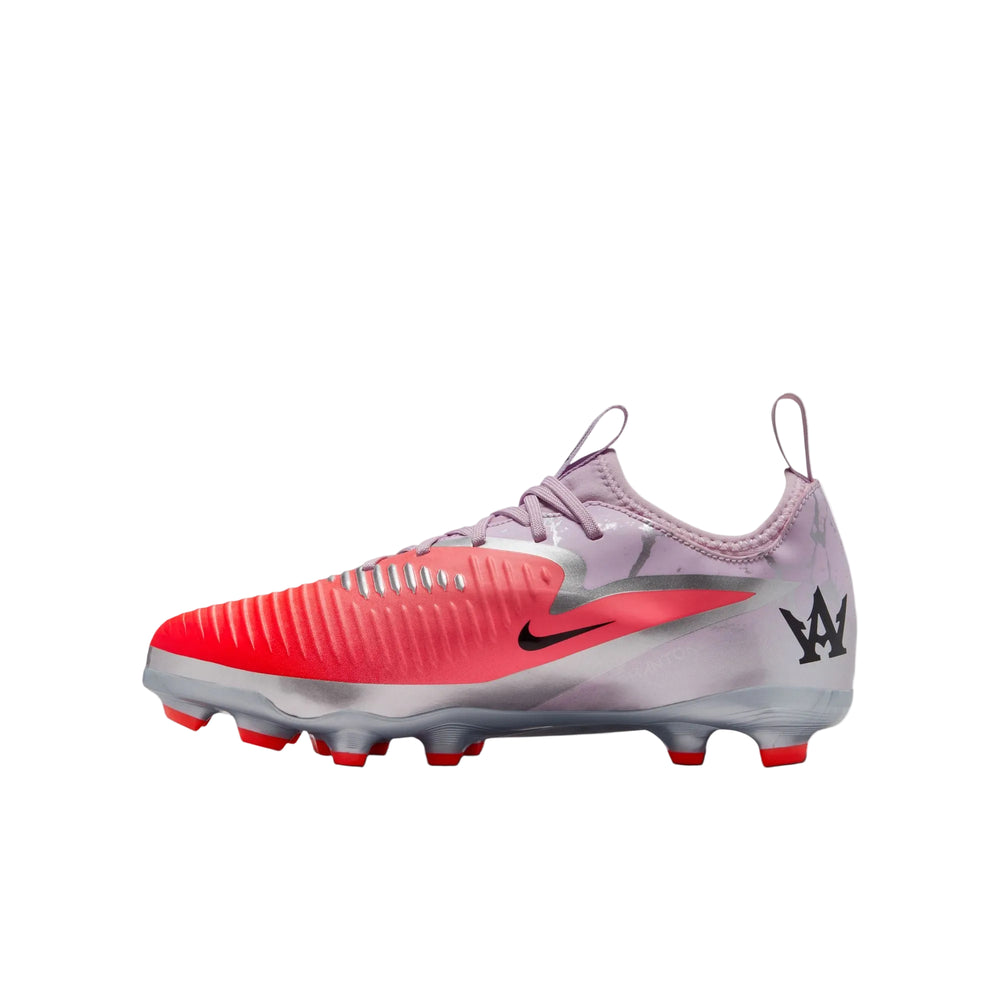 Nike Youth Phantom 6 Low Academy FG/MG "Alexia Putellas" - Crimson/Black Youth Footwear - Third Coast Soccer