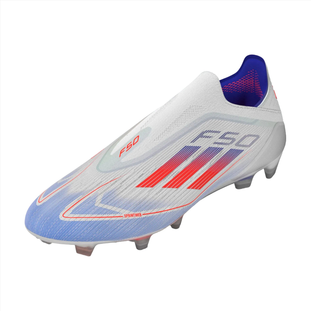 adidas F50 Elite Laceless FG - White/Red/Blue Mens Footwear   - Third Coast Soccer