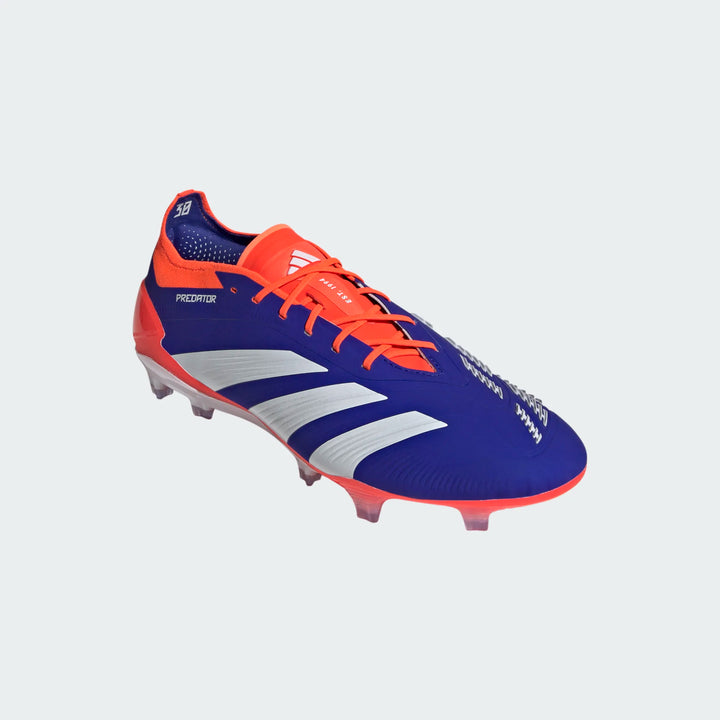 adidas Predator Elite FG - Lucid Blue/White/Solar Red Mens Footwear   - Third Coast Soccer