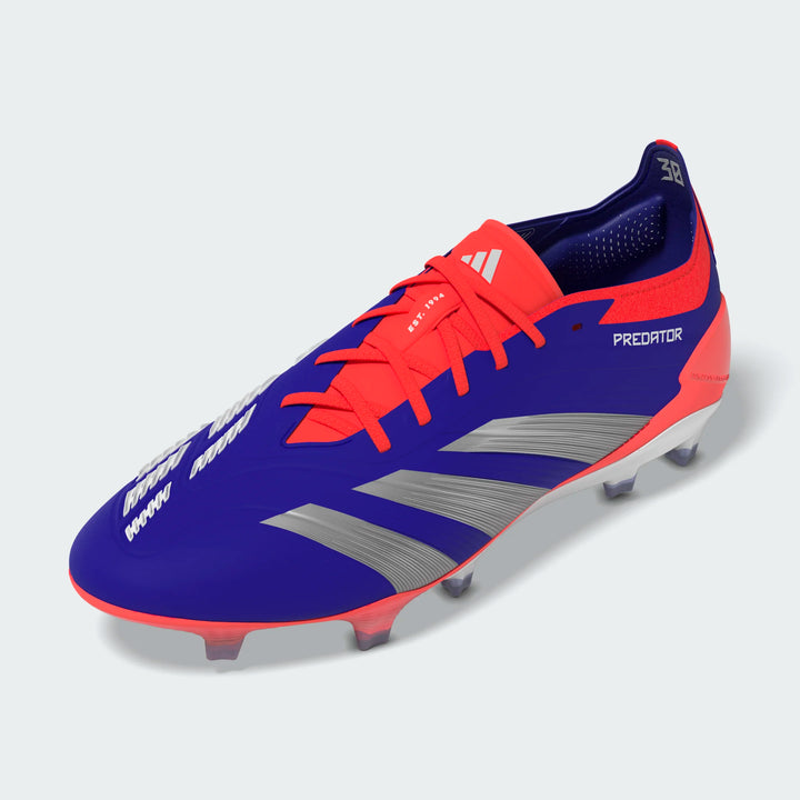 adidas Predator Elite FG - Lucid Blue/White/Solar Red Mens Footwear   - Third Coast Soccer